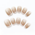 Elegant Minimalist Press-On Nail Set (24pcs) (DESIGN 7520)