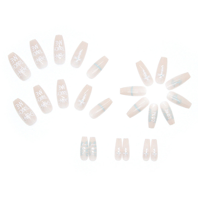 Elegant Minimalist Press-On Nail Set (24pcs) (DESIGN 7457)