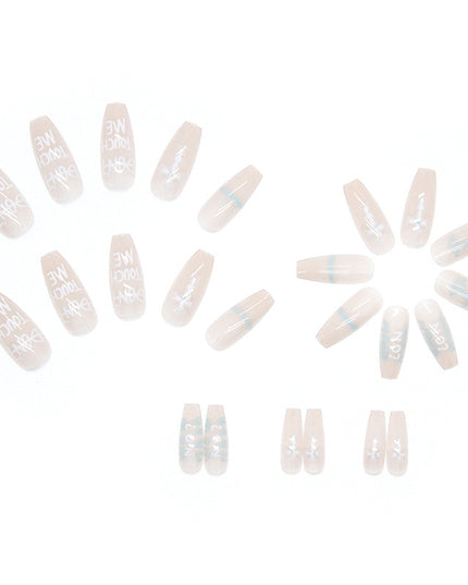Elegant Minimalist Press-On Nail Set (24pcs) (DESIGN 7457)