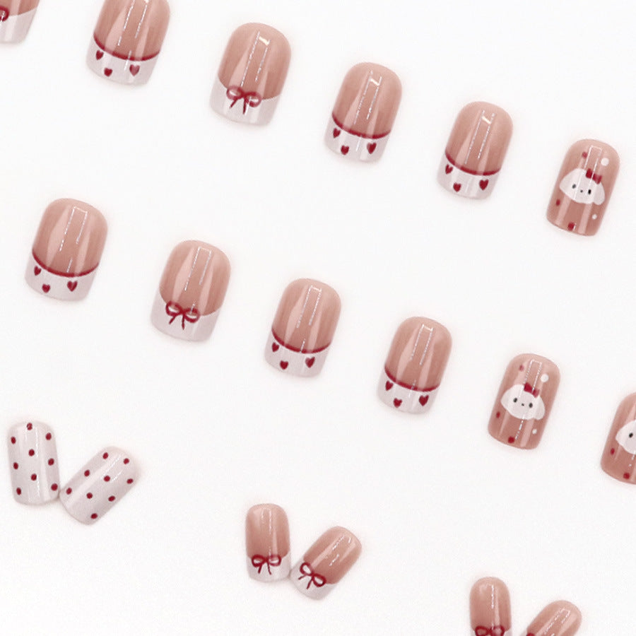 Elegant Minimalist Press-On Nail Set (24pcs) (DESIGN 7632)