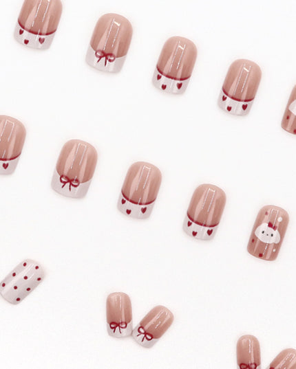 Elegant Minimalist Press-On Nail Set (24pcs) (DESIGN 7632)