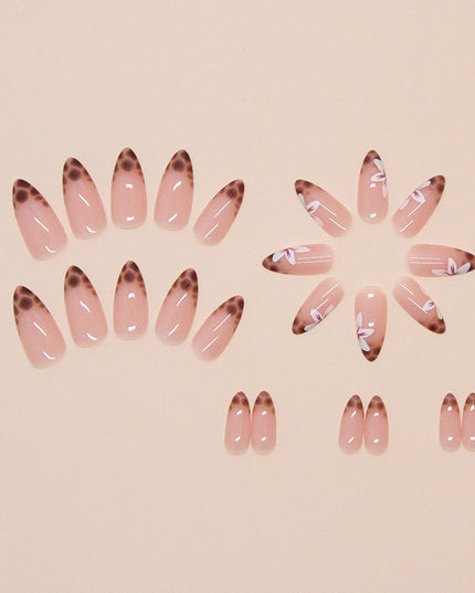 Elegant Minimalist Press-On Nail Set (24pcs) (DESIGN 7388)