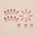 Elegant Minimalist Press-On Nail Set (24pcs) (DESIGN 7388)