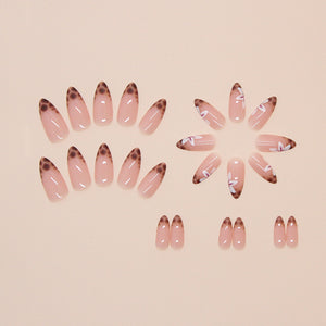 Elegant Minimalist Press-On Nail Set (24pcs) (DESIGN 7388)