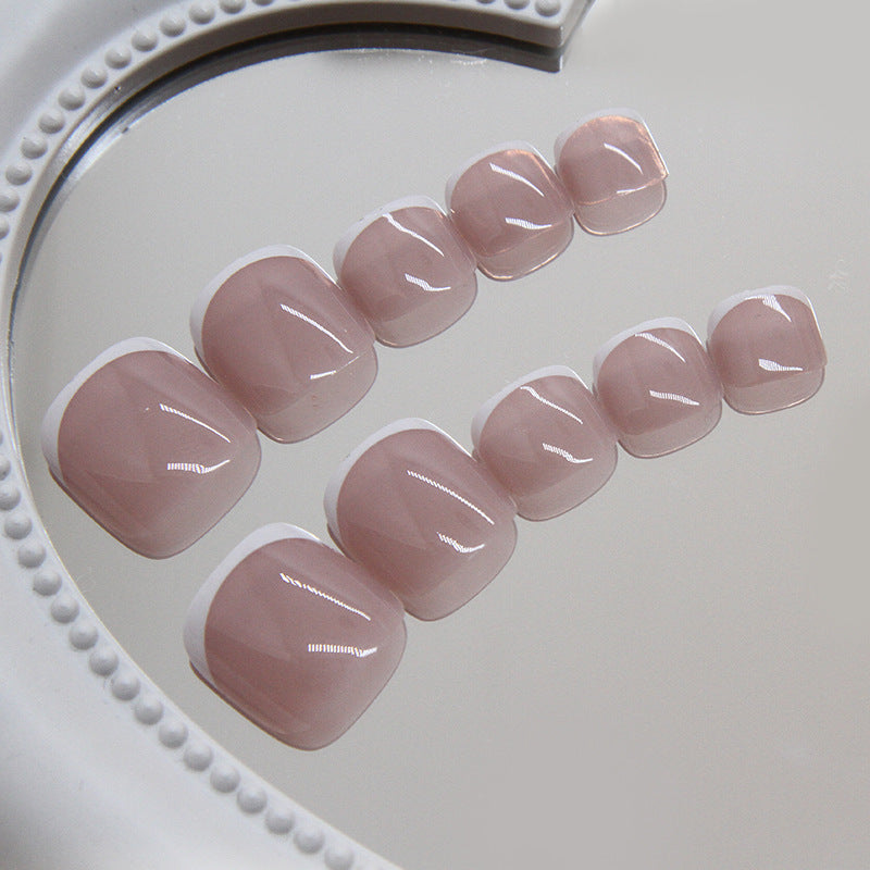 Elegant Minimalist Press-On Nail Set (24pcs) (DESIGN 7486)