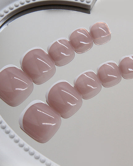 Elegant Minimalist Press-On Nail Set (24pcs) (DESIGN 7486)