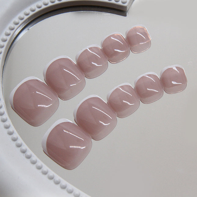 Elegant Minimalist Press-On Nail Set (24pcs) (DESIGN 7486)