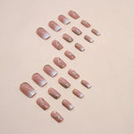 Elegant Minimalist Press-On Nail Set (24pcs) (DESIGN 7390)