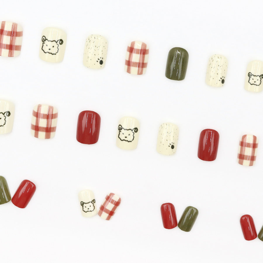 Elegant Minimalist Press-On Nail Set (24pcs) (DESIGN 7544)