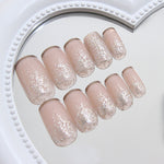 Elegant Minimalist Press-On Nail Set (24pcs) (DESIGN 7402)
