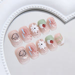 Elegant Minimalist Press-On Nail Set (24pcs) (DESIGN 7446)