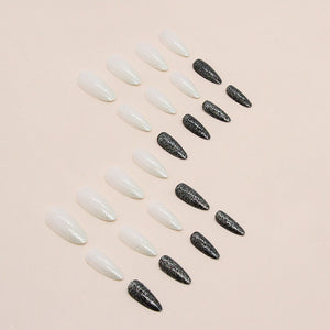 Elegant Minimalist Press-On Nail Set (24pcs) (DESIGN 7397)