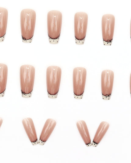 Elegant Minimalist Press-On Nail Set (24pcs) (DESIGN 7519)