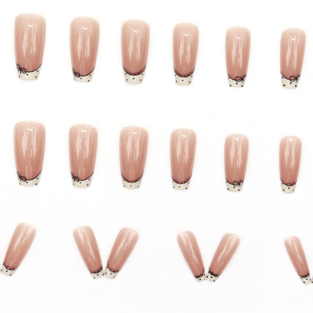 Elegant Minimalist Press-On Nail Set (24pcs) (DESIGN 7519)
