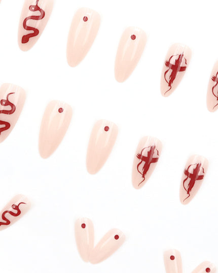 Elegant Minimalist Press-On Nail Set (24pcs) (DESIGN 7570)