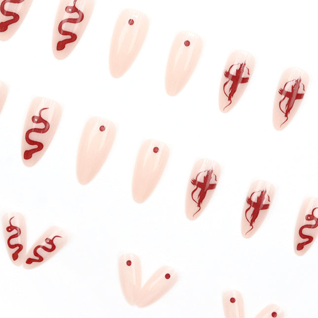 Elegant Minimalist Press-On Nail Set (24pcs) (DESIGN 7570)