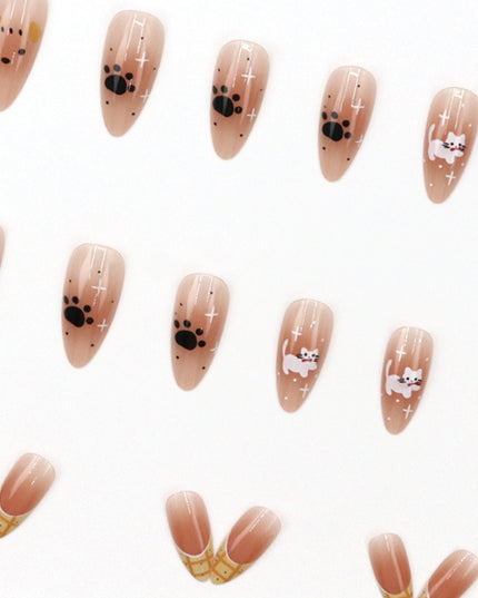 Elegant Minimalist Press-On Nail Set (24pcs) (DESIGN 7623)
