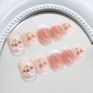 Elegant Minimalist Press-On Nail Set (24pcs) (DESIGN 7308)