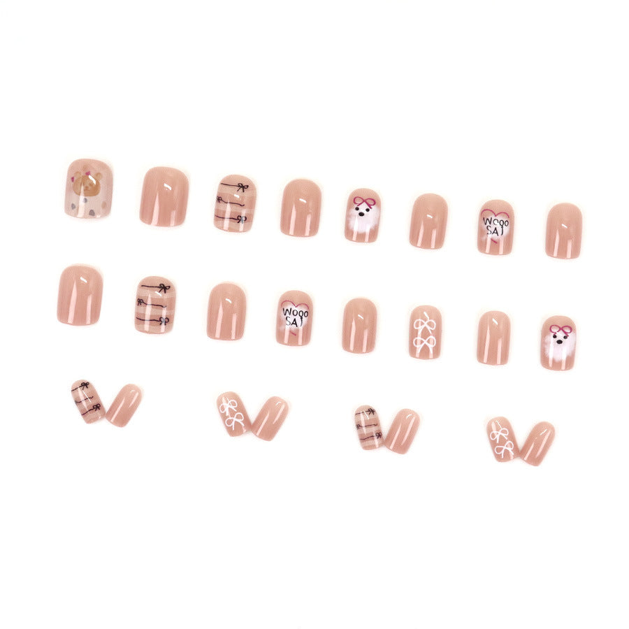 Elegant Minimalist Press-On Nail Set (24pcs) (DESIGN 7509)
