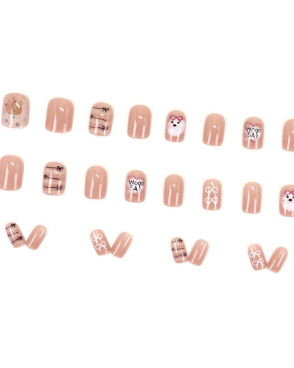 Elegant Minimalist Press-On Nail Set (24pcs) (DESIGN 7509)