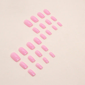 Elegant Minimalist Press-On Nail Set (24pcs) (DESIGN 7375)