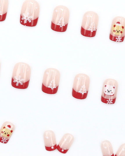 Elegant Minimalist Press-On Nail Set (24pcs) (DESIGN 7618)