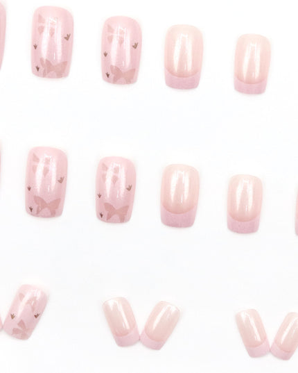 Elegant Minimalist Press-On Nail Set (24pcs) (DESIGN 7541)