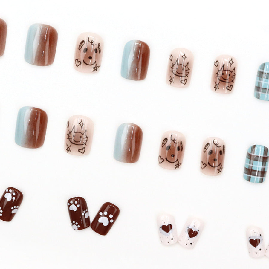 Elegant Minimalist Press-On Nail Set (24pcs) (DESIGN 7576)