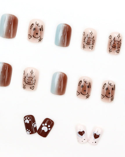 Elegant Minimalist Press-On Nail Set (24pcs) (DESIGN 7576)