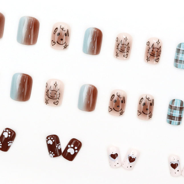 Elegant Minimalist Press-On Nail Set (24pcs) (DESIGN 7576)