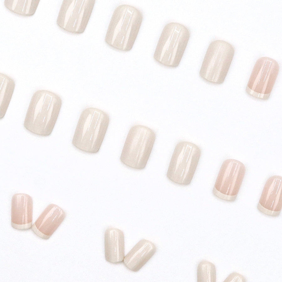 Elegant Minimalist Press-On Nail Set (24pcs) (DESIGN 7636)