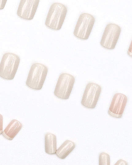Elegant Minimalist Press-On Nail Set (24pcs) (DESIGN 7636)