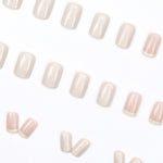 Elegant Minimalist Press-On Nail Set (24pcs) (DESIGN 7636)