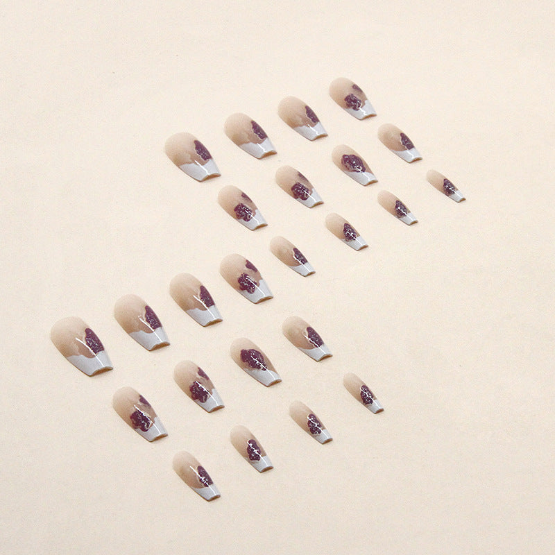 Elegant Minimalist Press-On Nail Set (24pcs) (DESIGN 7371)