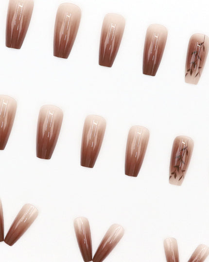 Elegant Minimalist Press-On Nail Set (24pcs) (DESIGN 7622)