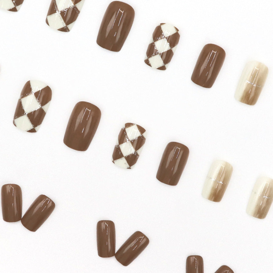 Elegant Minimalist Press-On Nail Set (24pcs) (DESIGN 7590)