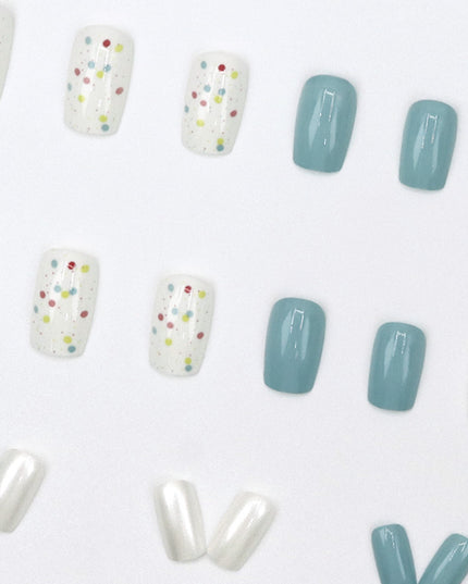 Elegant Minimalist Press-On Nail Set (24pcs) (DESIGN 7654)