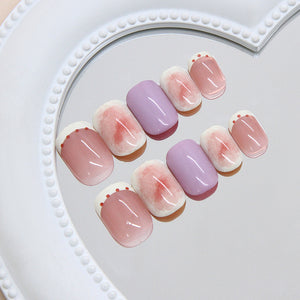 Elegant Minimalist Press-On Nail Set (24pcs) (DESIGN 7312)