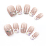 Elegant Minimalist Press-On Nail Set (24pcs) (DESIGN 7517)