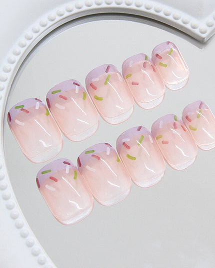 Elegant Minimalist Press-On Nail Set (24pcs) (DESIGN 7311)