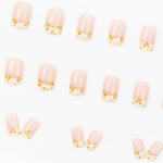 Elegant Minimalist Press-On Nail Set (24pcs) (DESIGN 7565)