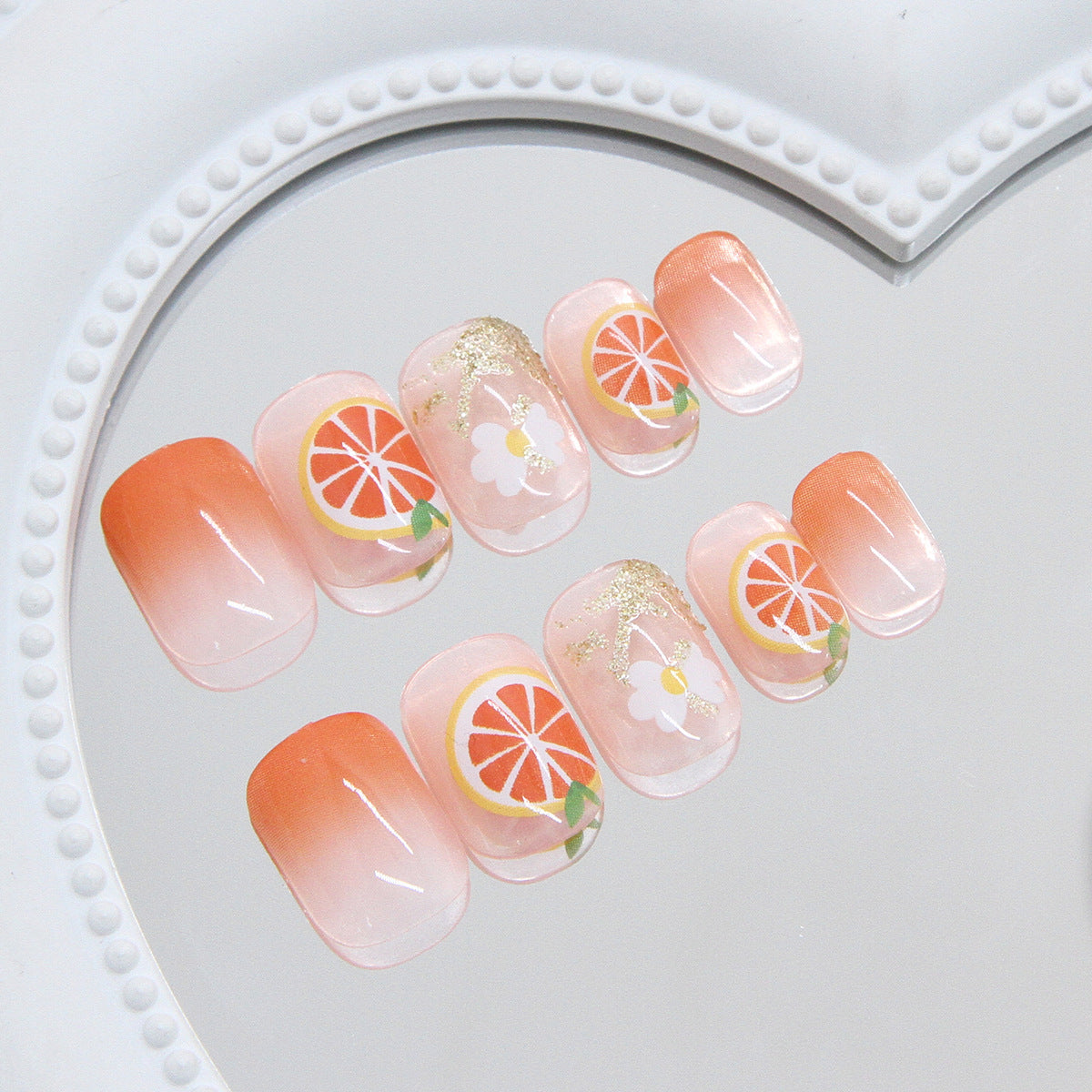 Elegant Minimalist Press-On Nail Set (24pcs) (DESIGN 7404)