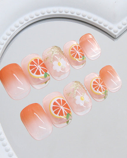 Elegant Minimalist Press-On Nail Set (24pcs) (DESIGN 7404)