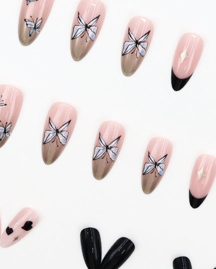 Elegant Minimalist Press-On Nail Set (24pcs) (DESIGN 7599)