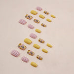 Elegant Minimalist Press-On Nail Set (24pcs) (DESIGN 7389)