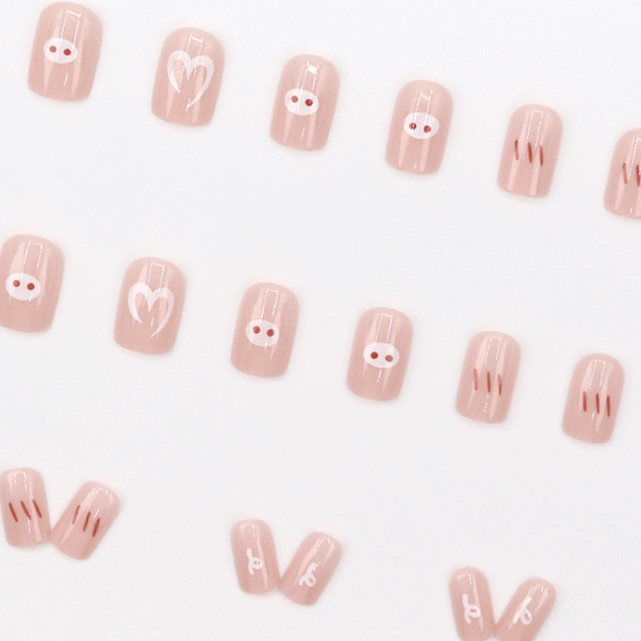 Elegant Minimalist Press-On Nail Set (24pcs) (DESIGN 7665)