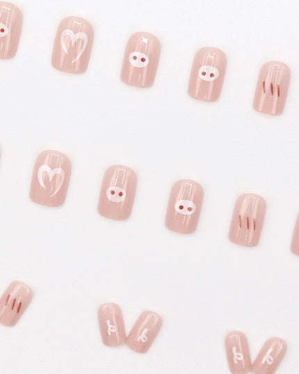 Elegant Minimalist Press-On Nail Set (24pcs) (DESIGN 7665)