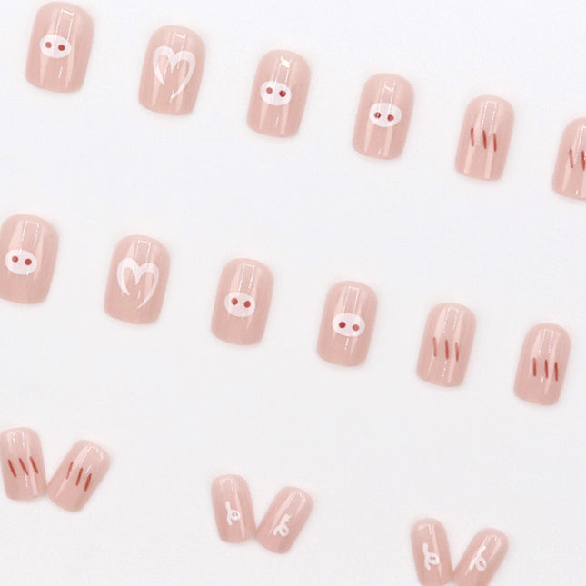 Elegant Minimalist Press-On Nail Set (24pcs) (DESIGN 7665)