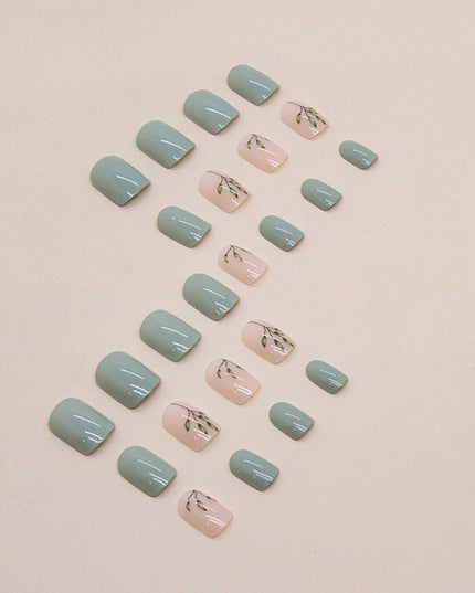 Elegant Minimalist Press-On Nail Set (24pcs) (DESIGN 7434)