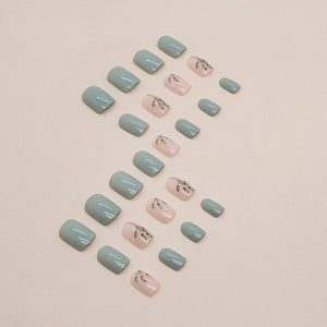 Elegant Minimalist Press-On Nail Set (24pcs) (DESIGN 7434)